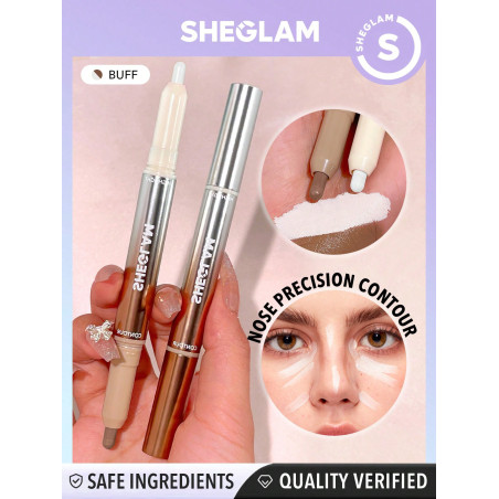 SHEGLAM Stylo contour et highlight pour le nez 2 en 1 Fine Line-Buff - 30529275