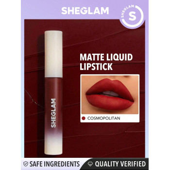 SHEGLAM Rouge À Lèvres Liquide Mat Allure-cosmopolitan Tenue Longue Durée Rouge À Lèvres Hautement Pigmenté Nourrissant À L'huile De Tournesol Réduisant Les Rides Fines Des Lèvres Soin Des Lèvres Maquillage Des Lèvres - 1514059