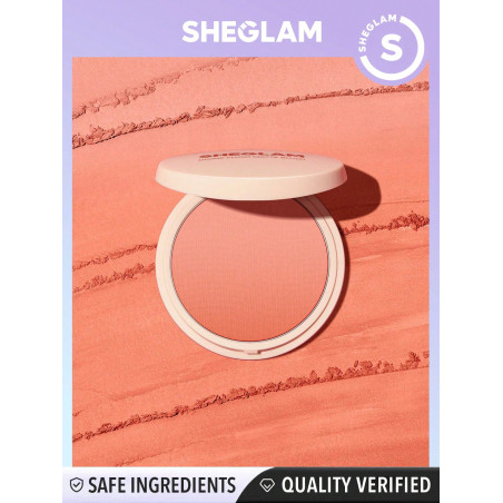 SHEGLAM Poudre Pour Fard À Joues Divine Flush Matte-tangerine, Blush Naturel Léger Lumineux Durable À Forte Pigmentation Et Non Écaillant Pour Le Maquillage Du Visage - 1929488