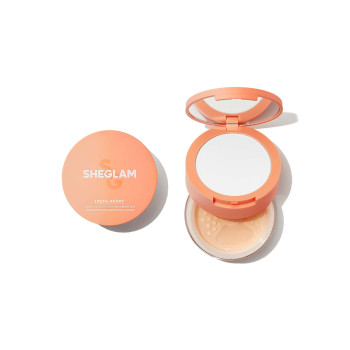 SHEGLAM Duo De Poudre De Réglage Pour Le Visage Et Sous Les Yeux - Lin Naturel 2 En 1 Poudre De Fixation Libre Éclaircissante Matte Sans Pore Résistante À L'eau Maquillage De Visage Poudre D'hiver De Vendredi Noir - 2960270