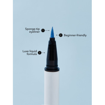 SHEGLAM Eyeliner Liquide Color Crush, Maintenant Sur 7 Couleurs, Crayon À Eyeliner Haute Pigmentation Résistant À L'eau Et À La Sueur, Facile À Utiliser, Avec Couleur Bleue - 2768460