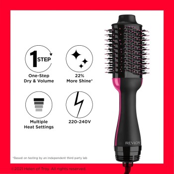 REVLON - Sèche-cheveux volumisant Salon one-step (One-Step, technologie IONIQUE et CÉRAMIQUE, cheveux longs et mi-longs) RVDR5222