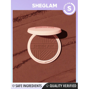 SHEGLAM Poudre Blush Divine Flush Matte-scrolling, Hautement Pigmentée, Non-fading, Longue Durée, Légère, Naturelle Et Illuminante Pour Le Visage - 1469372