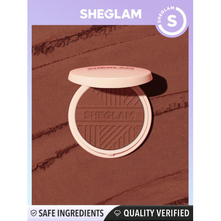 SHEGLAM Poudre Blush Divine Flush Matte-scrolling, Hautement Pigmentée, Non-fading, Longue Durée, Légère, Naturelle Et Illuminante Pour Le Visage - 1469372