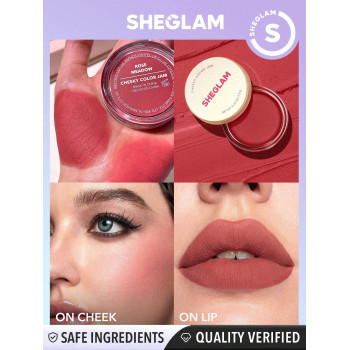 SHEGLAM Effronté Couleur 6 Nuances Multi-Usage Blush Crème Crème À Lèvres Mat Haut Pigmenté Naturel Blush Poudre Maquillage Du Visage - 16925097