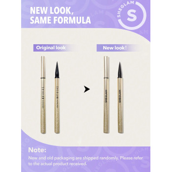 SHEGLAM Eyeliner Liquide Waterproof Line & Define - Brown, Longue Tenue, Crayon Eyeliner Mat Anti-transpiration Et Non-effaçable, Maquillage De Yeux Professionnel - 821593