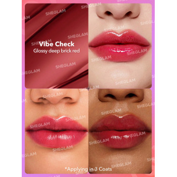 SHEGLAM Mirror Kiss High-Shine Lipstick-Vibe Check - 29924931