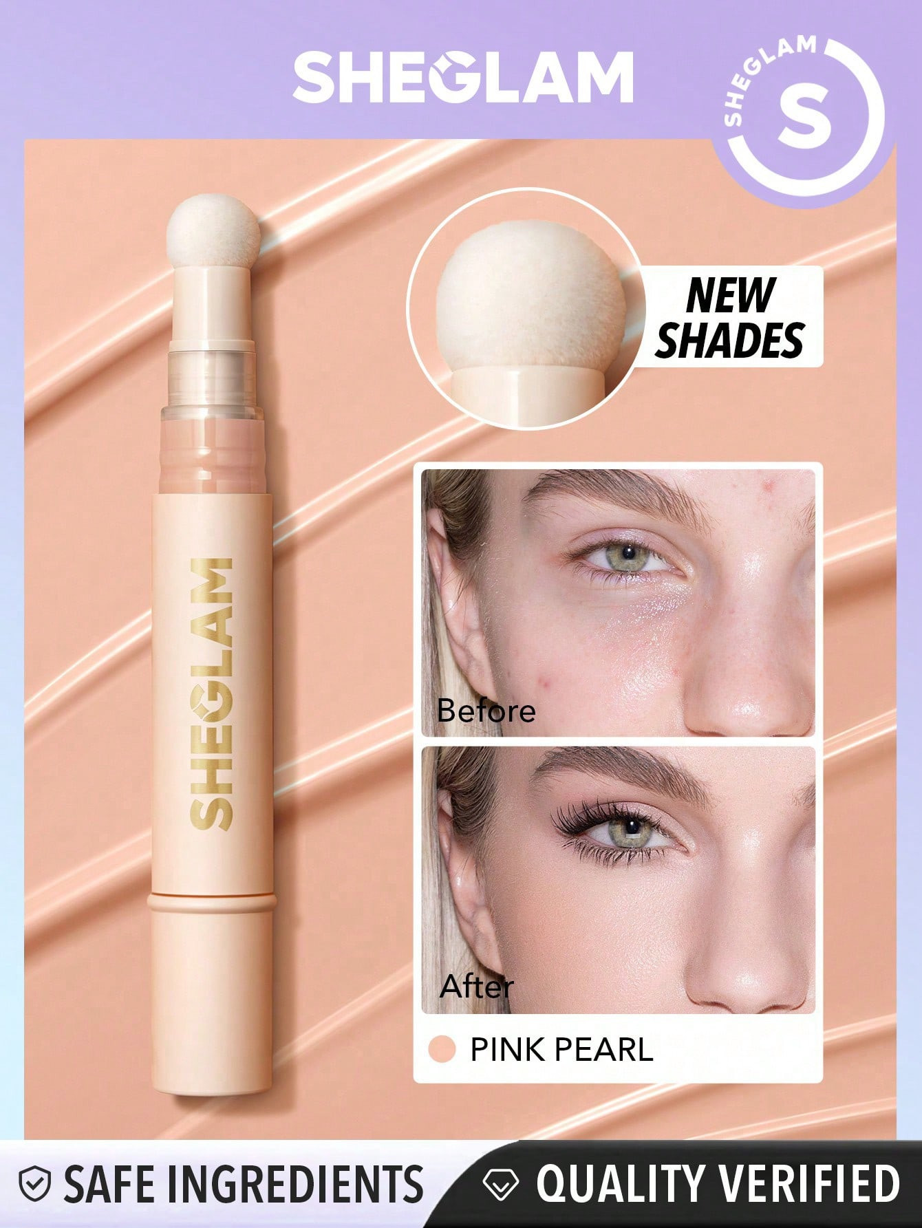 SHEGLAM Anti-cernes Complexion Boost-Pink Pearl - 20536563