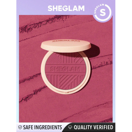 SHEGLAM Divine Flush Matte Blush - Poudre Blush Alice Hautement Pigmentée Non-fading Longue Durée Éclatante Légère Naturelle Maquillage Blush Visage - 1469395