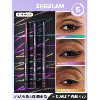 SHEGLAM Chroma Zone Doublure en gel multicolore-Vertigo - 5211607