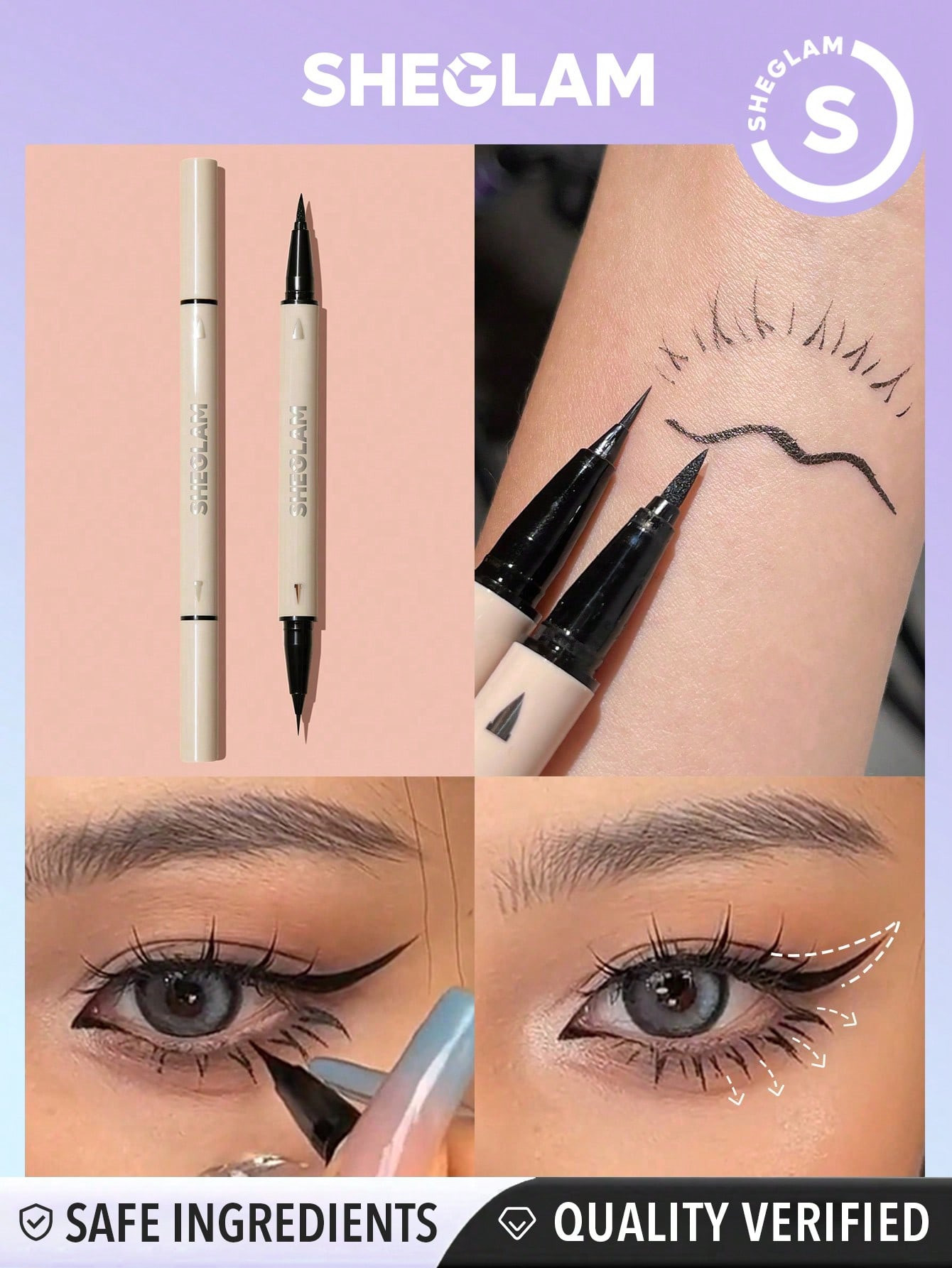 SHEGLAM Stylo Eyeliner Multi-Tasker Line & Detail - Noir - 12709190