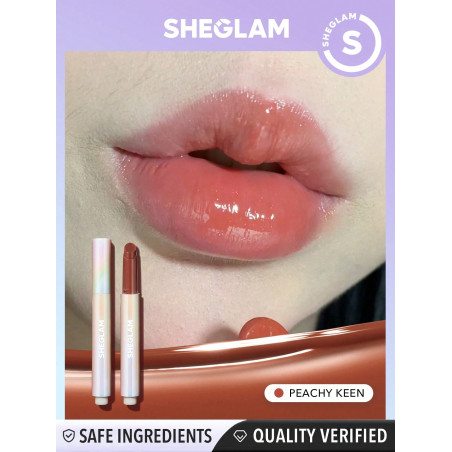 SHEGLAM Stick à lèvres repulpant Pout-Perfect Shine-Peachy Keen - 21116000