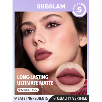 SHEGLAM Rouge à lèvres Dynamatte Boom Long-lasting Matte (Ember Rose Ver.)-Cherish You - 27919506