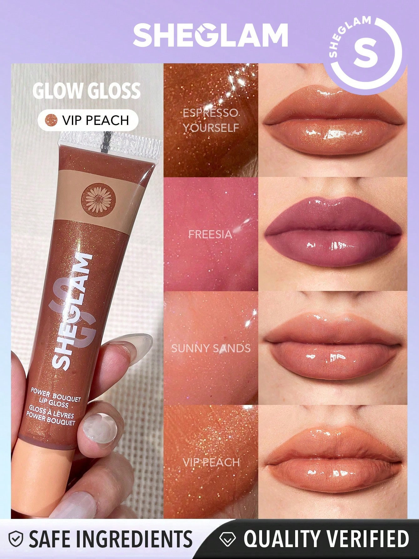 SHEGLAM Brillant à lèvres Glow Spring It On - Vipeach - 2209016