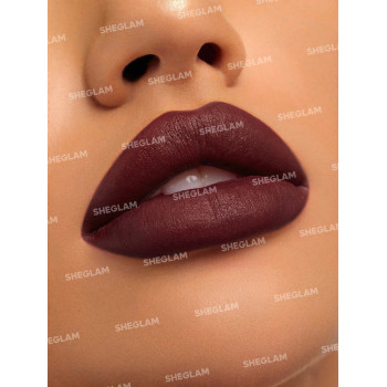 SHEGLAM Rouge À Lèvres Velours Starlight - Wine & Dine 10 Couleurs Rouge À Lèvres Mat Durable Et Chatoyant Nourrissant Et Soyeux - 1462575