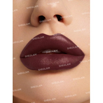 SHEGLAM Rouge À Lèvres Velours Starlight - Wine & Dine 10 Couleurs Rouge À Lèvres Mat Durable Et Chatoyant Nourrissant Et Soyeux - 1462575