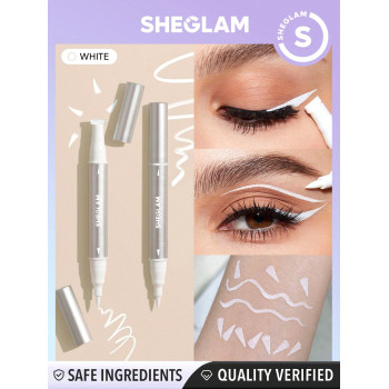 SHEGLAM Liner Duo Waterproof-White - 29491594