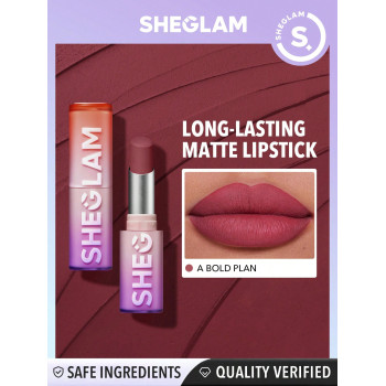 SHEGLAM Rouge à lèvres mat longue durée Dynamatte Boom - A Bold Plan - 13209923