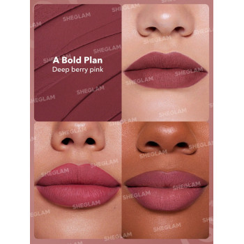 SHEGLAM Rouge à lèvres mat longue durée Dynamatte Boom - A Bold Plan - 13209923