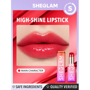 SHEGLAM Mirror Kiss High-Shine Lipstick-Main Character - 29925976