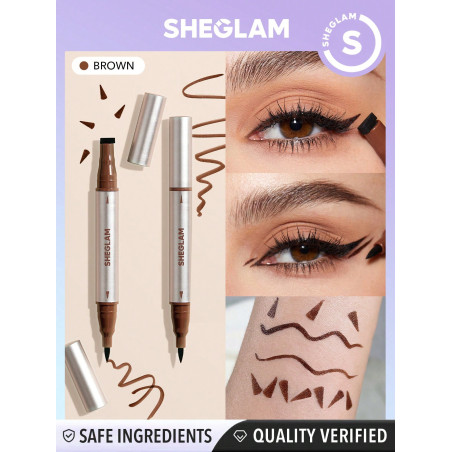 SHEGLAM Liner Duo Waterproof-Brown - 29488535