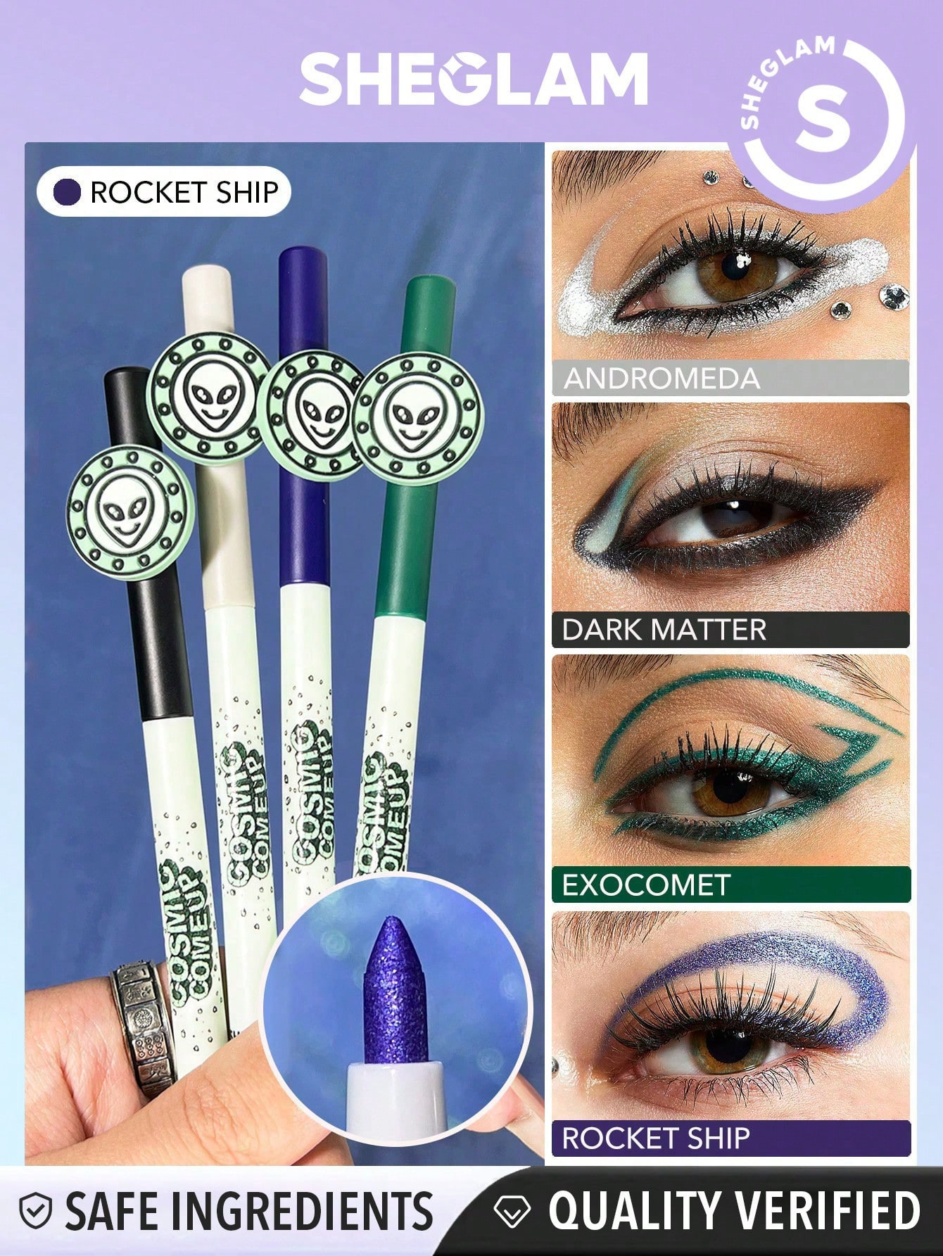 SHEGLAM Crayon Eyeliner - Milky Way-Rocket Ship - 22457974