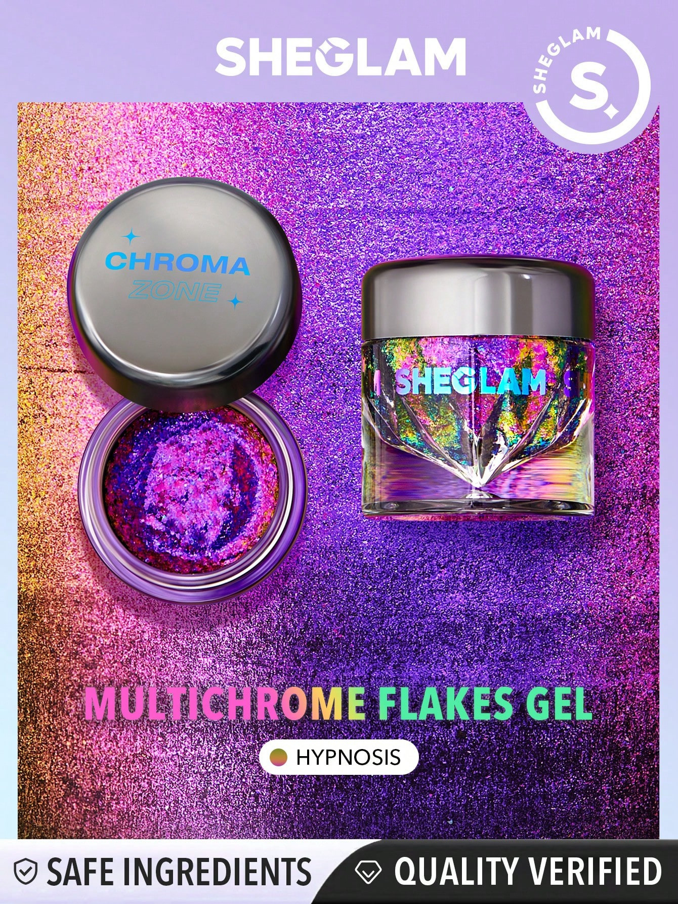 SHEGLAM Gel en flocons multichrome Chroma Zone-Hypnosis - 26380656