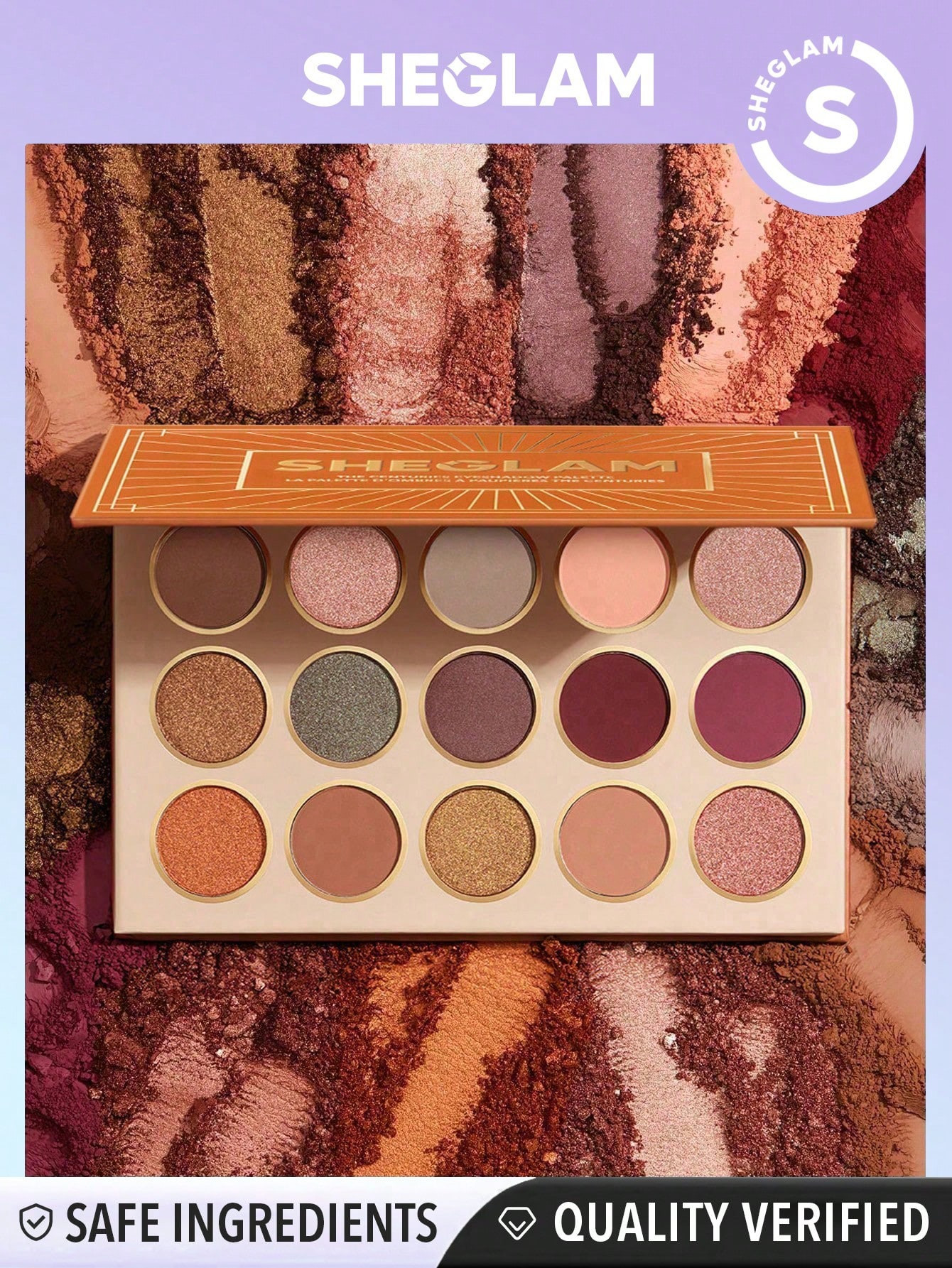 SHEGLAM Centuries Palette Palette D'ombres À Paupières Mates Et Scintillantes De 15 Couleurs Tons Neutres Et Frais Durée De Vie Longue Douceur Professionnelle Maquillage Des Yeux Cosmétiques - 1481104