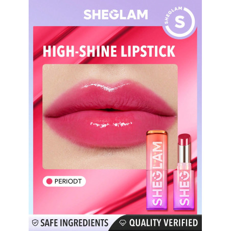 SHEGLAM Mirror Kiss High-Shine Lipstick-Periodt - 29925403