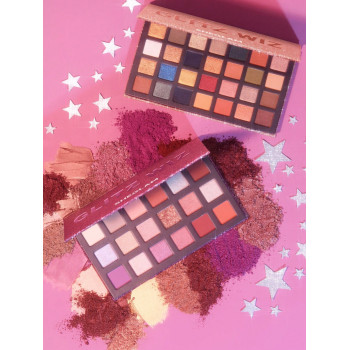 SHEGLAM Palette Glitz Wiz - Brick Lane, Palette De Fards À Paupières Métalliques Mats De 28 Couleurs, Tons Neutres Et Chauds, Fards À Paupières Professionnels Non Gras, Cosmétiques Pour Maquillage Des Yeux - 1306488