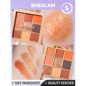 SHEGLAM Palette d'ombres à paupières Nine To Fine-Symbole de statut - 3828846