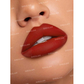 SHEGLAM Rouge À Lèvres Mat Allure-crimson Suede 20 Couleurs Longue Tenue Rouge À Lèvres Hautement Pigmenté, Rouge À Lèvres Velouté Et Doux - 2768454