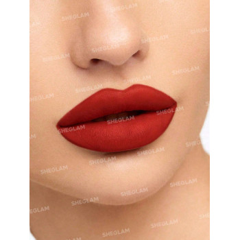 SHEGLAM Rouge À Lèvres Mat Allure-crimson Suede 20 Couleurs Longue Tenue Rouge À Lèvres Hautement Pigmenté, Rouge À Lèvres Velouté Et Doux - 2768454