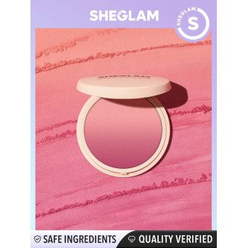 SHEGLAM Divine Flush Matte Blush-poudre De Blush Flame Highly Pigmented Non-fading Long Lasting Glowing Lightweight Natural Blush Maquillage Pour Le Visage Pour La Fête Du Vendredi Noir - 1929471