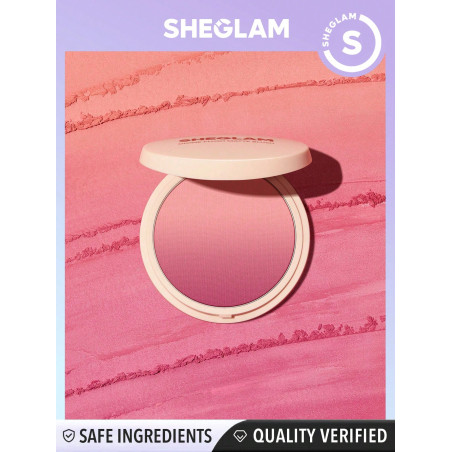 SHEGLAM Divine Flush Matte Blush-poudre De Blush Flame Highly Pigmented Non-fading Long Lasting Glowing Lightweight Natural Blush Maquillage Pour Le Visage Pour La Fête Du Vendredi Noir - 1929471