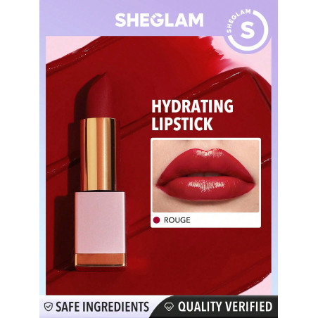 SHEGLAM Rouge À Lèvres Creme Allure - Rouge À Lèvres Hydratant 8 Couleurs, Éclat Pour Les Lèvres, Essence Nourrissante, Soin Hydratant Pour Les Lèvres - 1258075