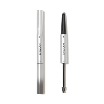 SHEGLAM Remplissez-moi Crayon À Sourcils & Crème 2 En 1, À L'espresso Résistant À La Transpiration, Stylo À Sourcils Double Embout, Naturel, Sans Bavure, Sans Graisse Et Non Gras - 1718090