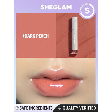 SHEGLAM Glaze Daze Brillant à lèvres-Dark Peach - 11199177