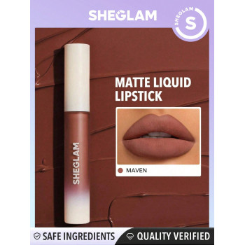 SHEGLAM Rouge À Lèvres Liquide Matte Allure - Maven Longue Durée À Haute Pigmentation Avec Huile De Tournesol Nourrissante Pour Réduire Les Fines Lignes Des Lèvres, Soins Et Maquillage Des Lèvres - 2369291