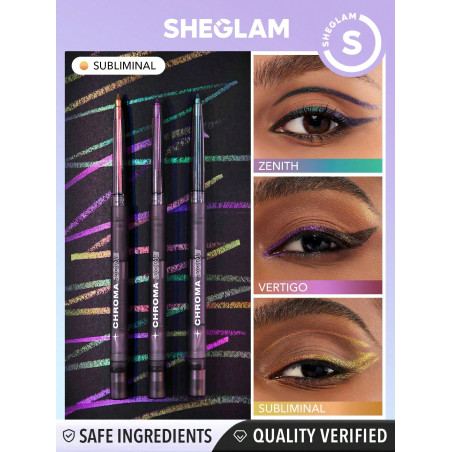 SHEGLAM Chroma Zone Eye-liner gel Multichrome-Subliminal - 5211707