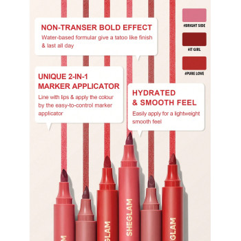 SHEGLAM Lip Tint pour les lèvres Love Stained-It Girl - 19057961