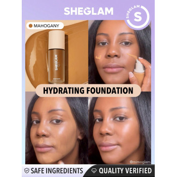 SHEGLAM Fond de Teint Hydrating Skinfinite - Mahogany - 3336075