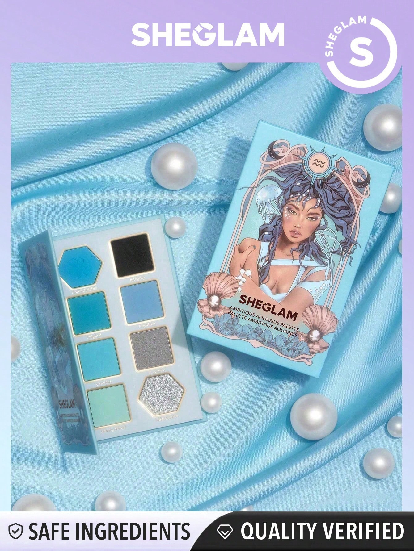 SHEGLAM Palette Ambitious Aquarius - 5859947