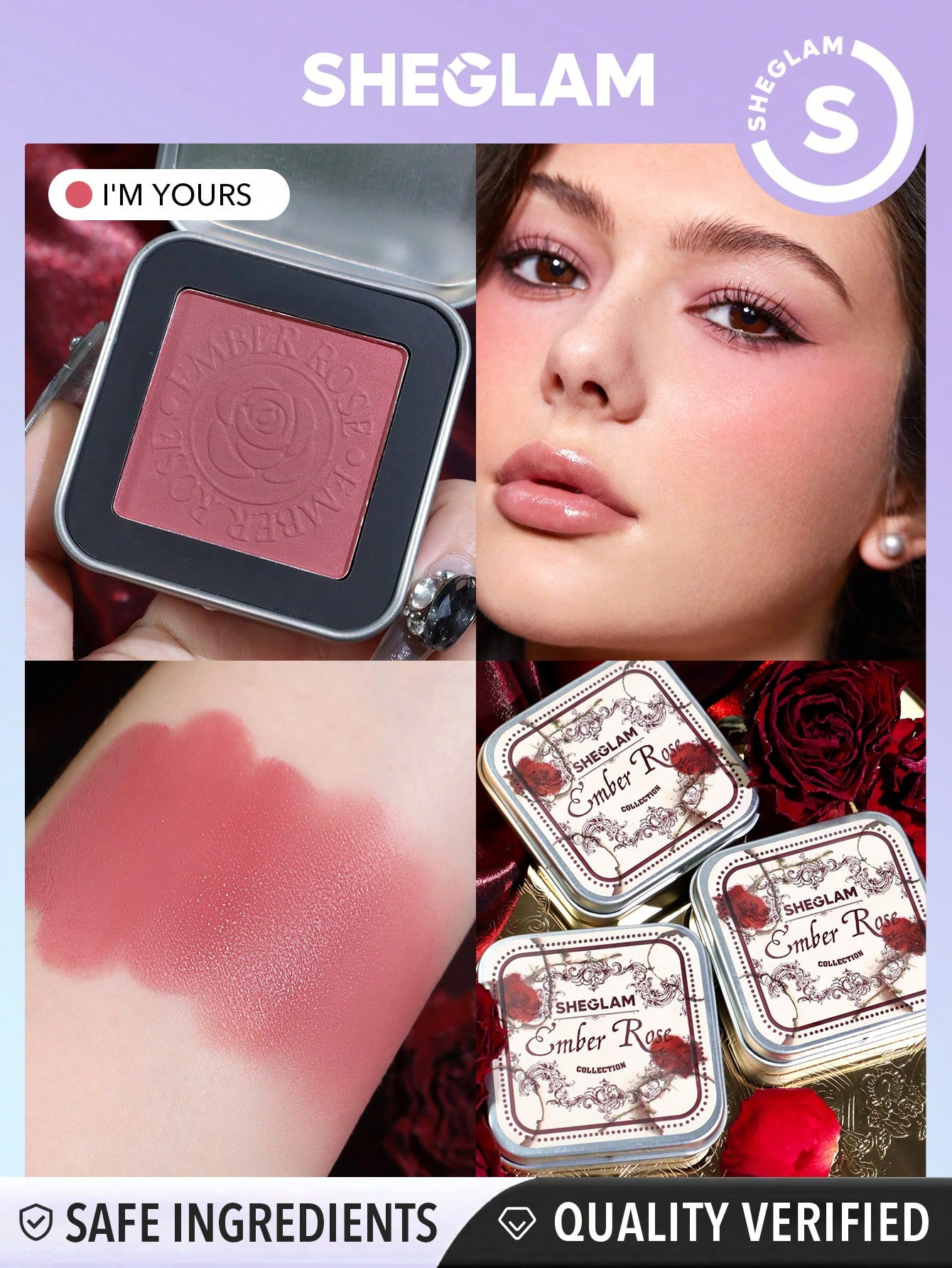 SHEGLAM Fard à joues crème Ember Rose Eternal Flame-I'm Yours - 27919563