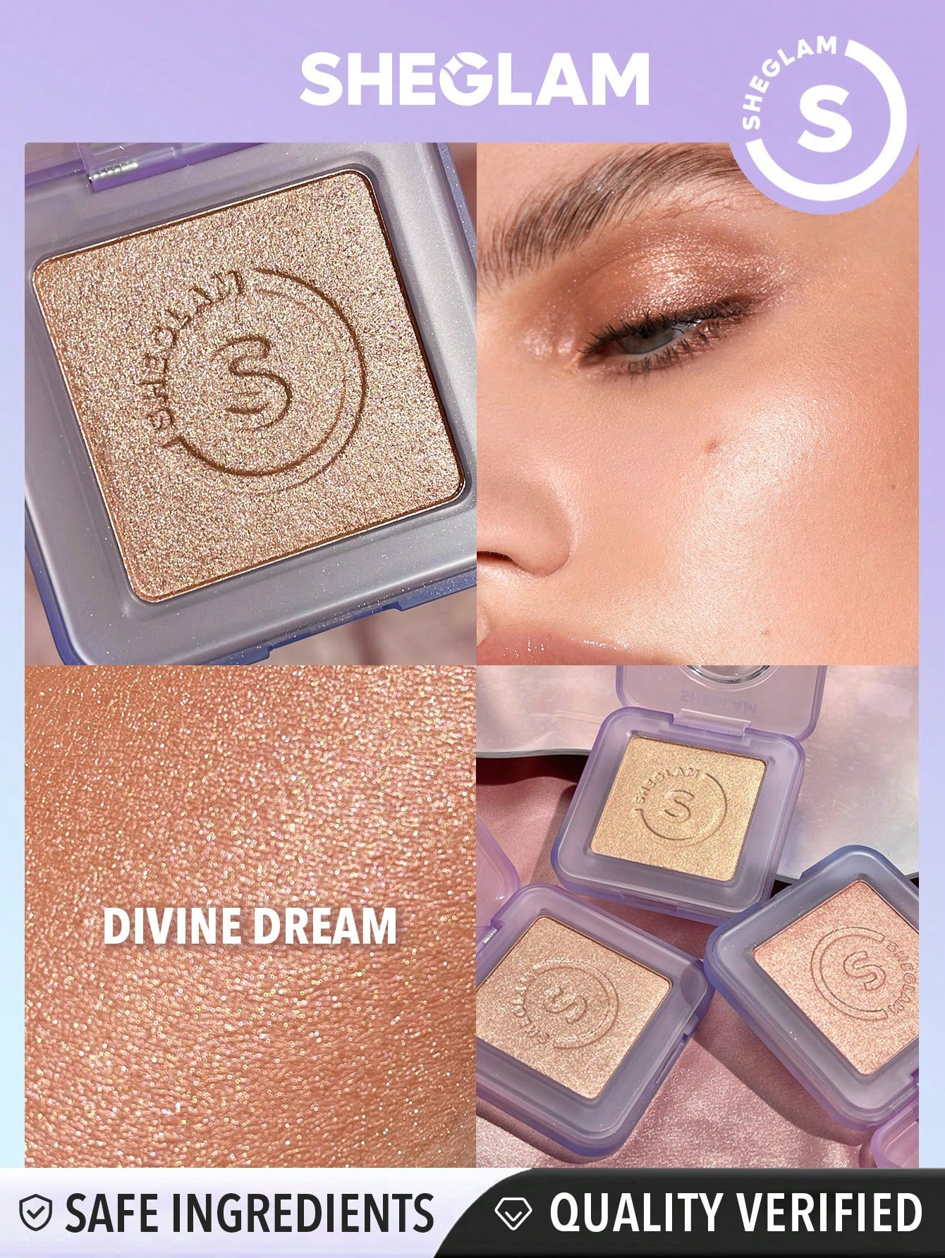 SHEGLAM Highlighter Moonside-Divine Dream - 11996258