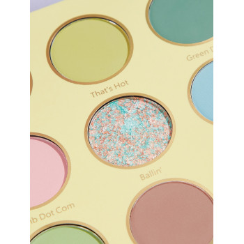 SHEGLAM Palette Tie Dye For 9-couleurs Ombre À Paupières Brillante Mate Métallique Scintillante De Couleur Brillante, Paillettes Ultra Pigmentées Faciles À Mélanger Pour Le Stylisme Y2k - 2410252