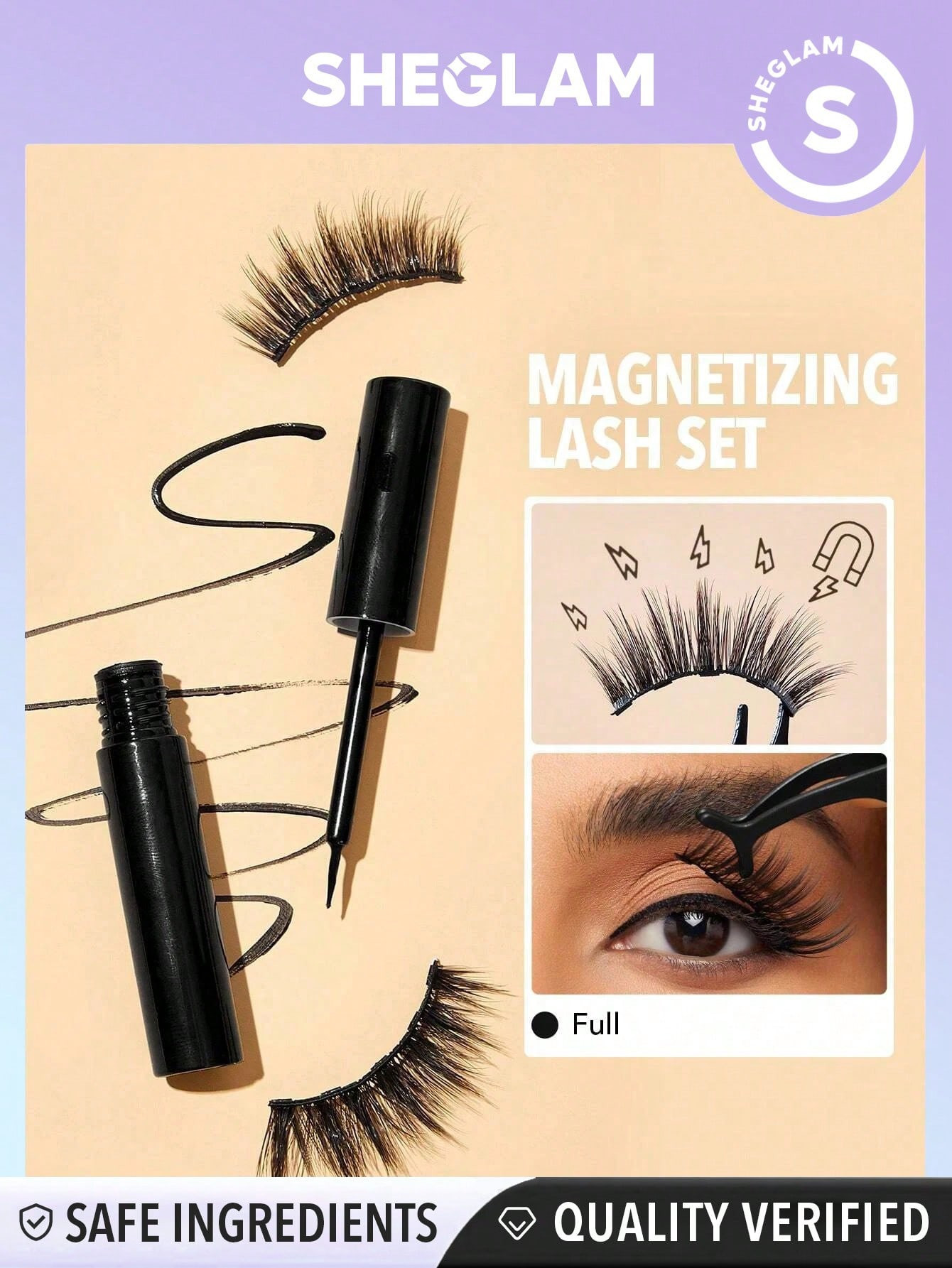 SHEGLAM Set cils + liner Magnetizing Eyes Full & Fabulous - 4289941