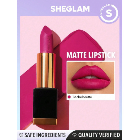 SHEGLAM Rouge À Lèvres Mat Allure - Bachelorette 20 Couleurs Longue Durée, Rouge À Lèvres Haute Pigmentation Velouté Et Doux - 1088237