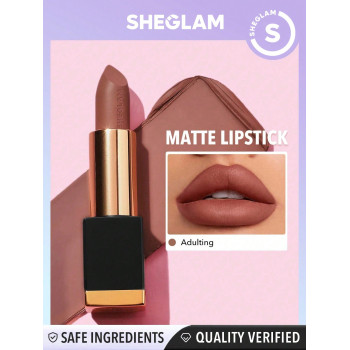 SHEGLAM Rouge À Lèvres Mat Allure-adulting 20 Couleurs Rouge À Lèvres Mat Longue Tenue Haute Pigmentation Rouge À Lèvres Velouté Et Doux - 2768456