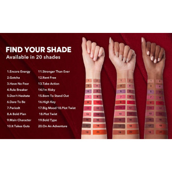 SHEGLAM Rouge à lèvres mat longue durée Dynamatte Boom - Born To Stand Out - 13209930